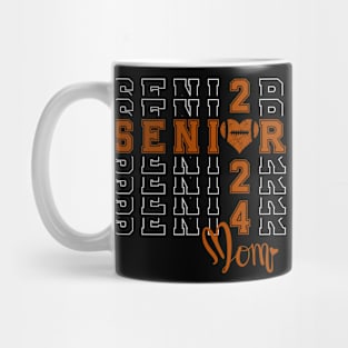 Football Senior Mom Graduation Class of 2024 Senior 24 Mug